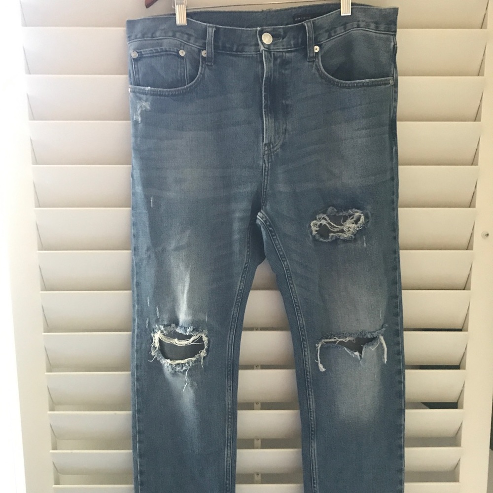 Pacsun slim fit jeans with rips
